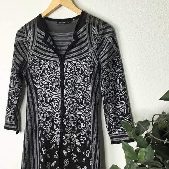 NIC+ZOE Sheer Dress/ Coverup - Picture 2 of 7